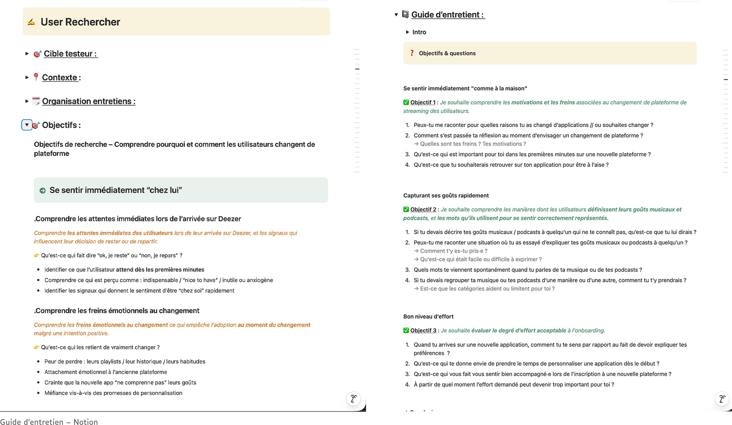 Guide d’entretien – Notion
